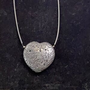 Black heart Necklace